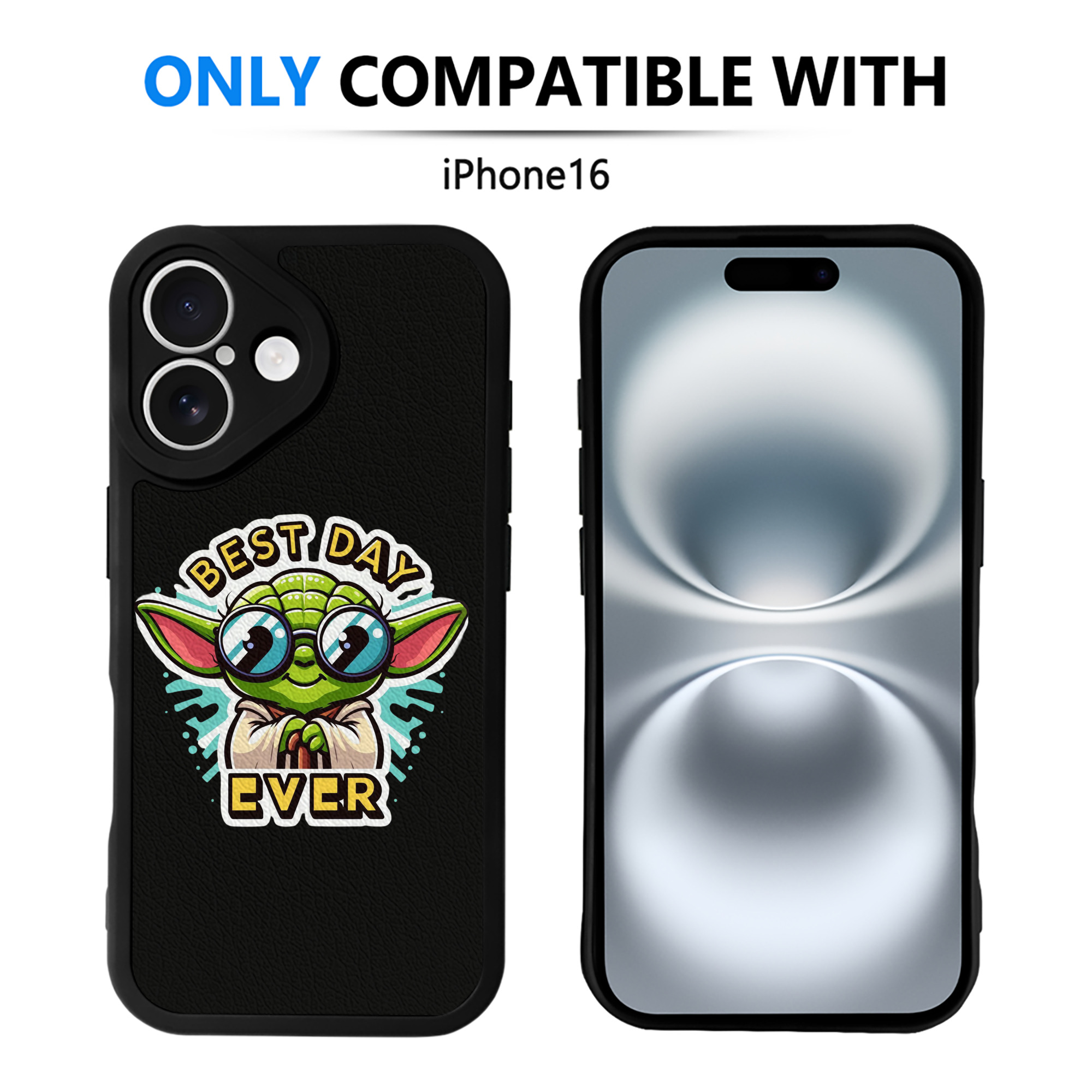 （画像用） スター・ウォーズ Star Wars 【iPhone 16シリーズ対応】シリコンスマホケース（レザー調） 材質：シリコン